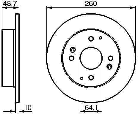 Brake Disc 0986478172 - image 2