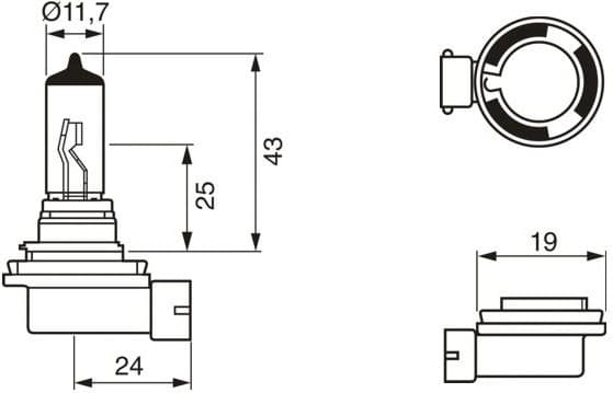 Bulb, front fog light Pure Light WS 1 987 302 084 - image 11