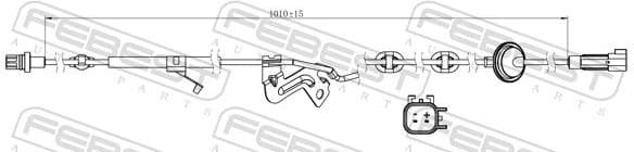 Sensor, wheel speed 04606-005 - image 2
