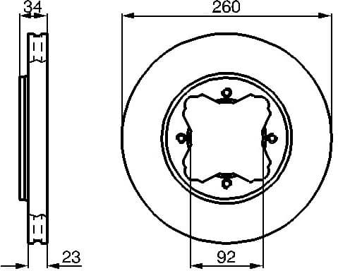 Brake Disc 0986478568 - image 2