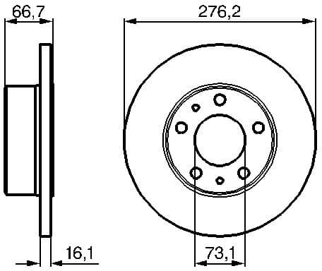 Brake Disc 0986479161 - image 5