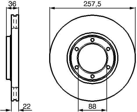 Brake Disc 0986478596 - image 3