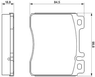 Brake Pad Set, disc brake 0986460976 - image 9