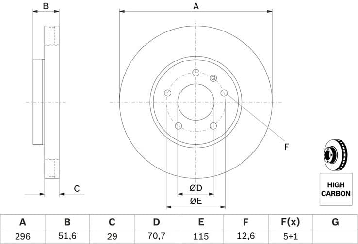 Brake Disc 0986479267 - image 6