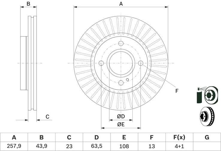 Brake Disc 0986479566 - image 10