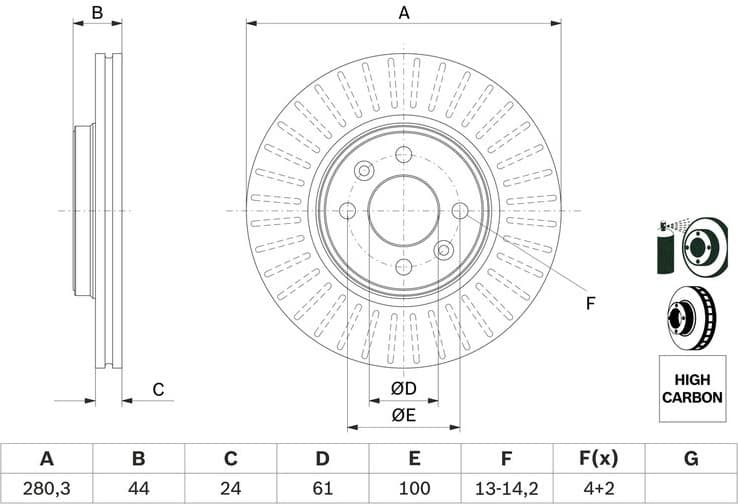 Brake Disc 0986478590 - image 10