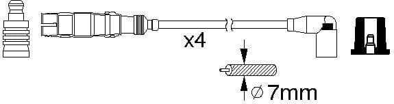 Ignition Cable Kit 0986356359 - image 10