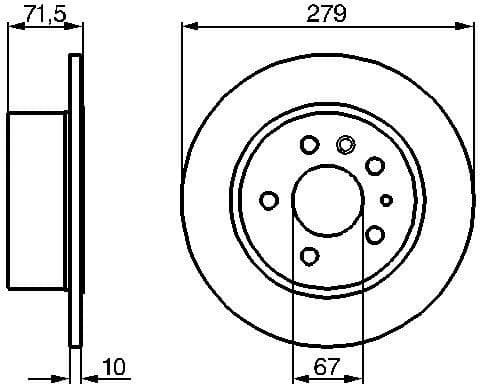 Brake Disc 0986478199 - image 3