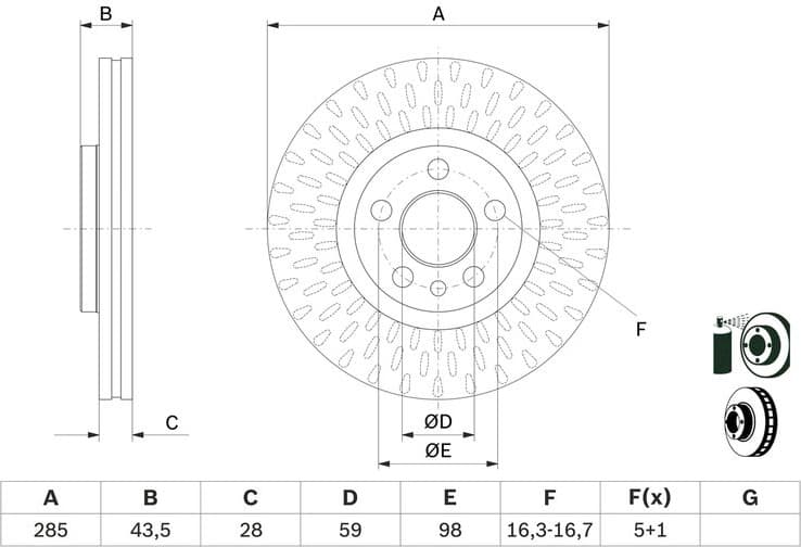 Brake Disc 0986479114 - image 10