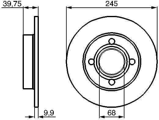 Brake Disc 0986478216 - image 2