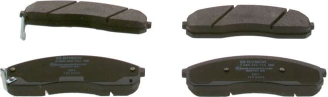 Brake Pad Set, disc brake 0986424714 - image 8