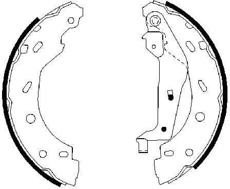 Brake Shoe Set 0986487600 - image 6