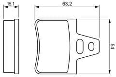 Brake Pad Set, disc brake 0986460958 - image 12