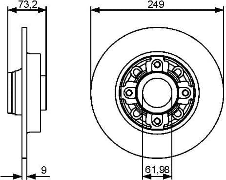 Brake Disc 0986479388 - image 10