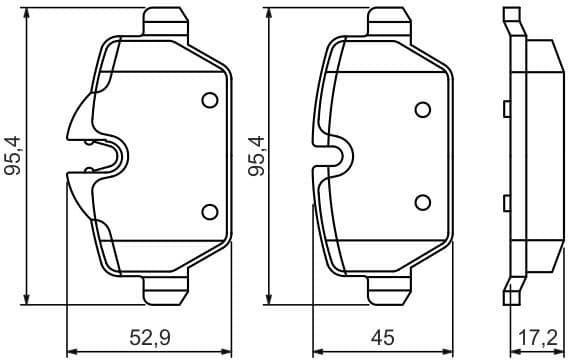 Brake Pad Set, disc brake 0986494461 - image 9