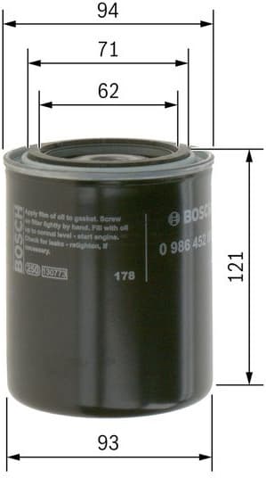 Oil Filter 0986452005 - image 7