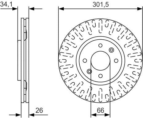 Brake Disc 0986479D36 - image 10