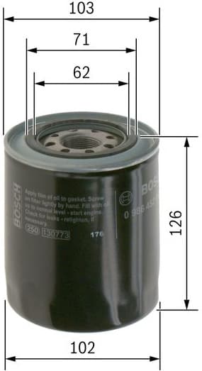 Oil Filter 0986452066 - image 6