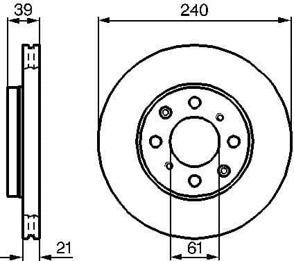 Brake Disc 0986479033 - image 6