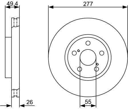 Brake Disc 0986479340 - image 11