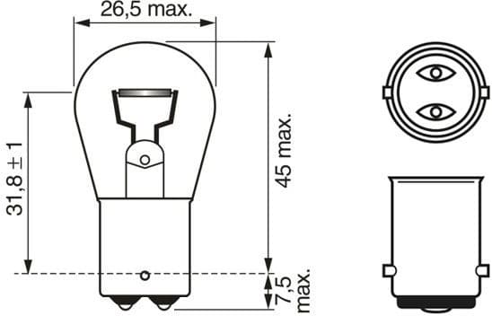 Bulb, direction indicator Pure Light WS 1 987 302 261 - image 12
