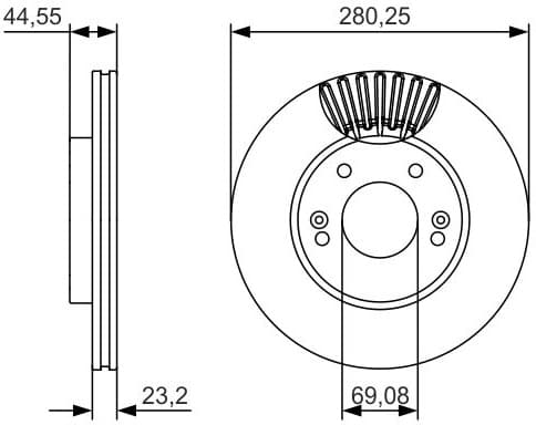 Brake Disc 0986479A12 - image 7