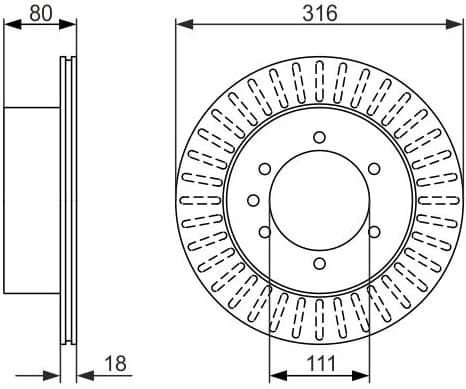 Brake Disc 0986479385 - image 6