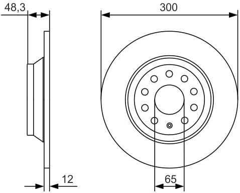 Brake Disc 0986479A84 - image 6
