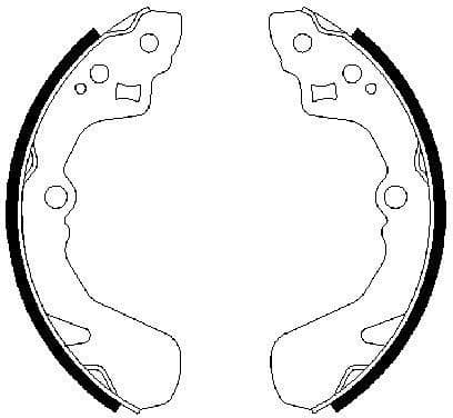 Brake Shoe Set 0986487436 - image 7