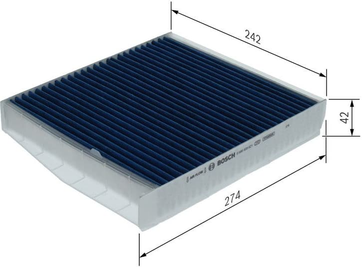 Filter, cabin air FILTER+pro 0 986 628 621 - image 5