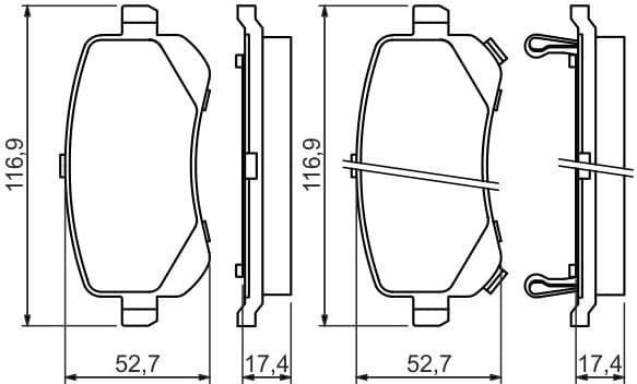 Brake Pad Set, disc brake 0986494496 - image 8