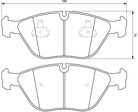 Brake Pad Set, disc brake 0986424649 - image 7