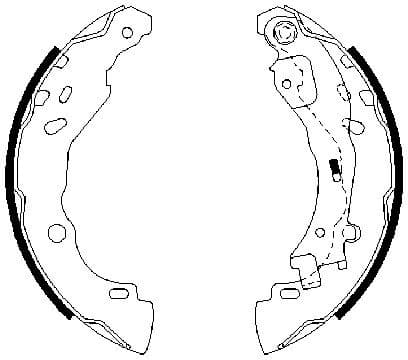 Brake Shoe Set 0986487690 - image 6