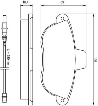 Brake Pad Set, disc brake 0986424415 - image 14
