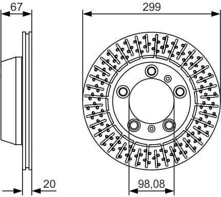 Brake Disc 0986479A09 - image 2