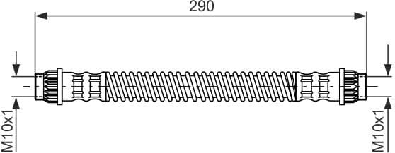 Brake Hose 1987476702 - image 2