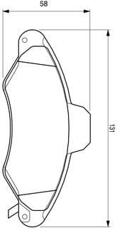 Brake Pad Set, disc brake 0986424644 - image 12