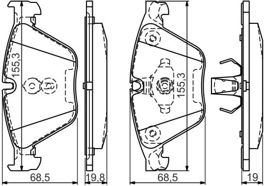 Brake Pad Set, disc brake 0986494549 - image 10