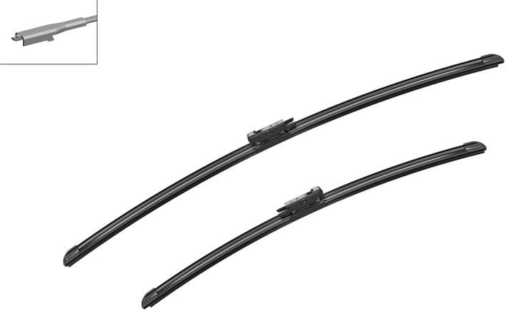 Wiper blade set BOSCH 2psc 3397007256 - image 2