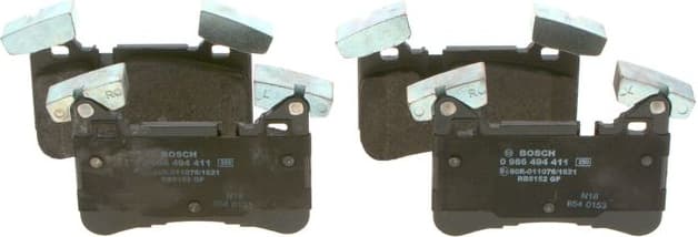 Brake Pad Set, disc brake 0986494411 - image 5