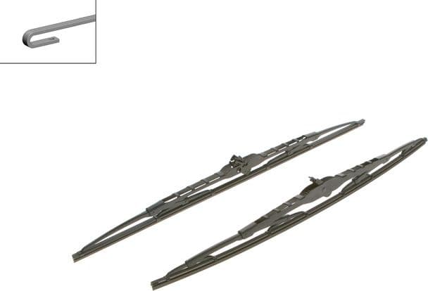 Wiper blade set BOSCH 2psc 3397001582 - image 2