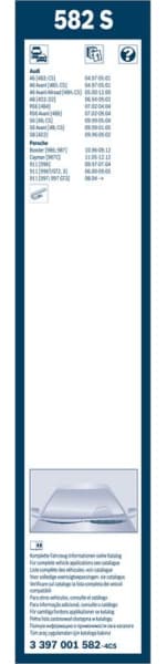 Wiper blade set BOSCH 2psc 3397001582 - image 4