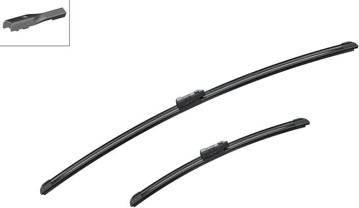 Wiper blade set BOSCH 2psc 3397007557 - image 2