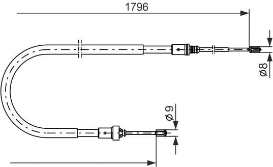 Cable Pull, parking brake 1987477235 - image 6