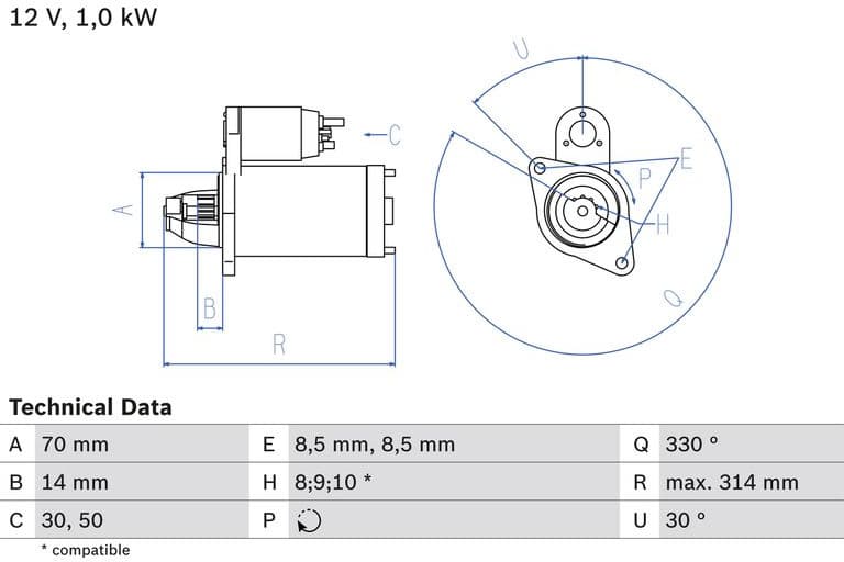 Starter 0986018570 - image 2