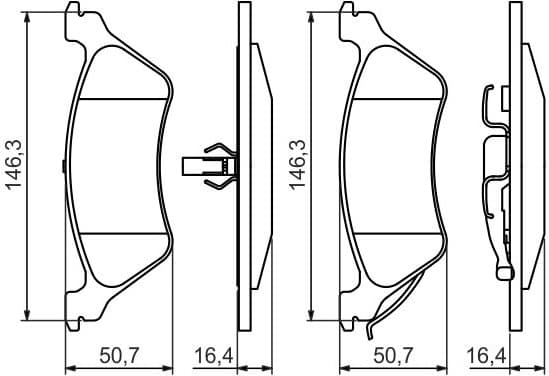 Brake Pad Set, disc brake 0986424816 - image 11