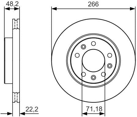 Brake Disc 0986479C34 - image 6