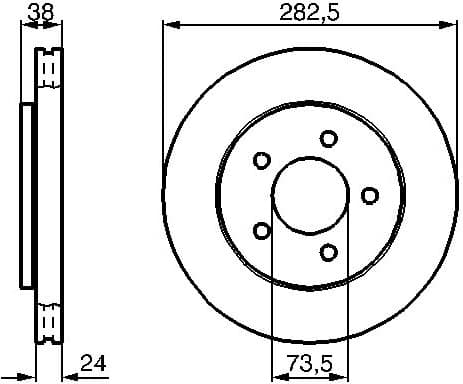 Brake Disc 0986478983 - image 6