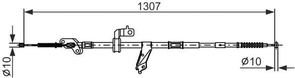 Cable Pull, parking brake 1987482901 - image 2