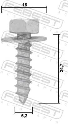 Screw 88570-224 - image 2